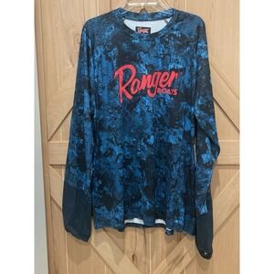 NWT Ranger Boats Performance Crew Long Sleeve Size XL Turquoise Stretch NEW